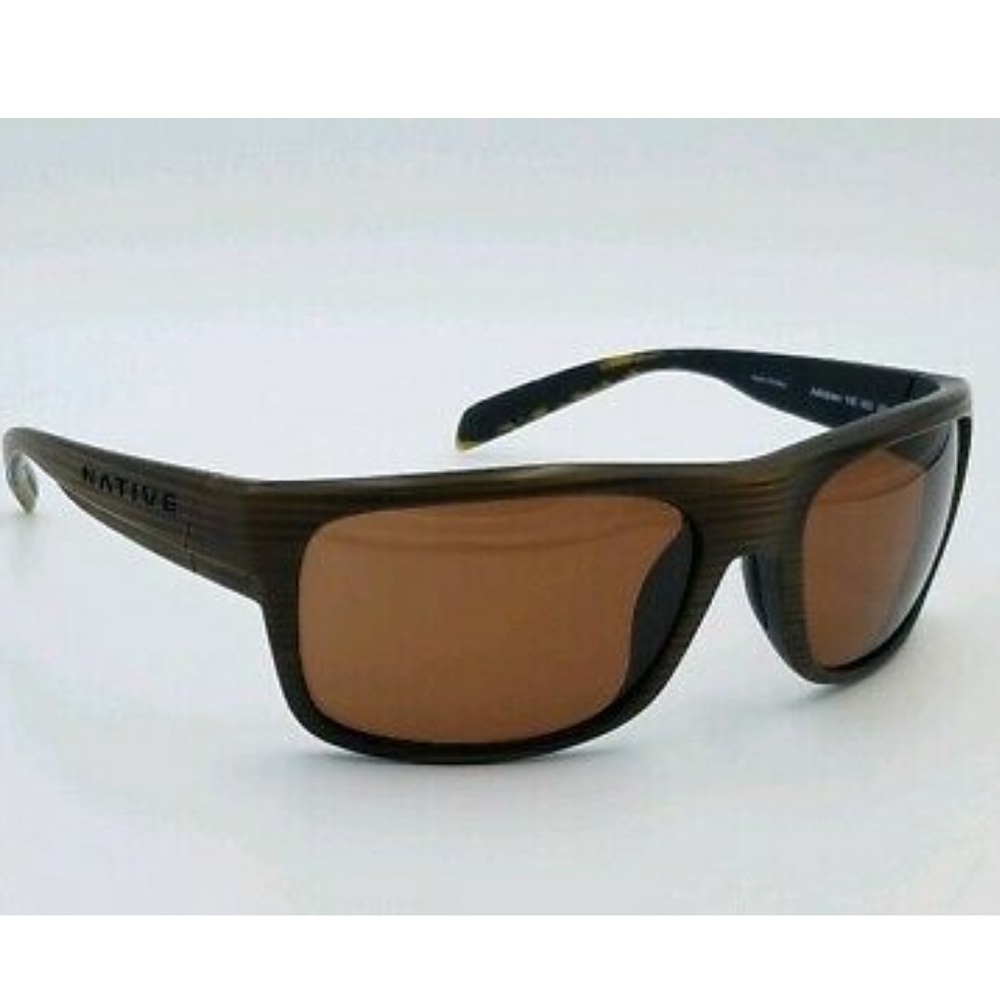 Native Ashdown Wood Polarized Sunglasses with case - Picture 2 of 5